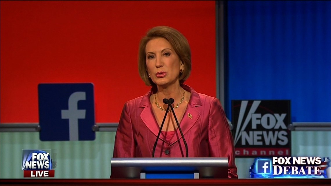 Carly Fiorina Shines In First Gop Debate