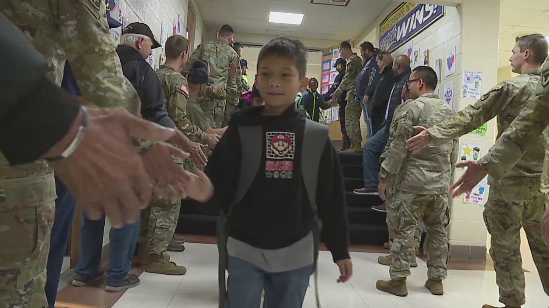 Bowlesburg Elementary invited the Patriot Guard Riders group to have breakfast and interact with students.