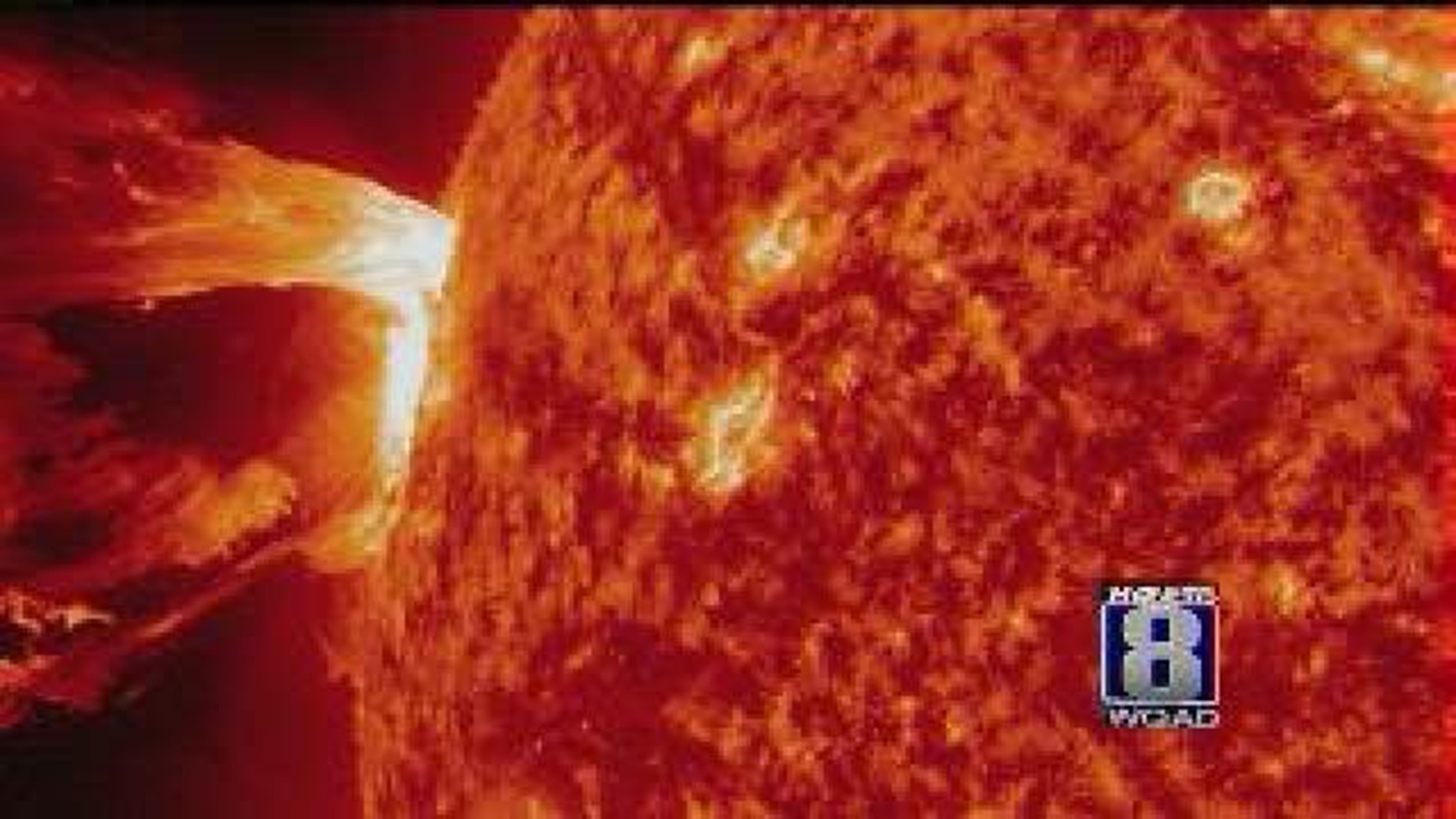 Solar prominence eruption