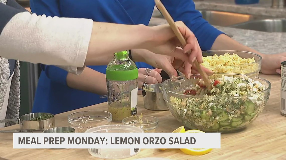 Try this lemon orzo salad for a refreshing meal this week