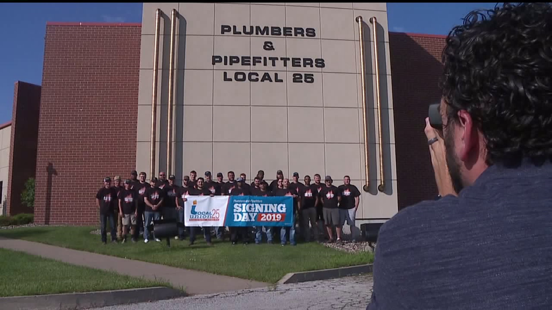 Skilled To Work: Signing onto a plumber and pipefitter education with Local 25