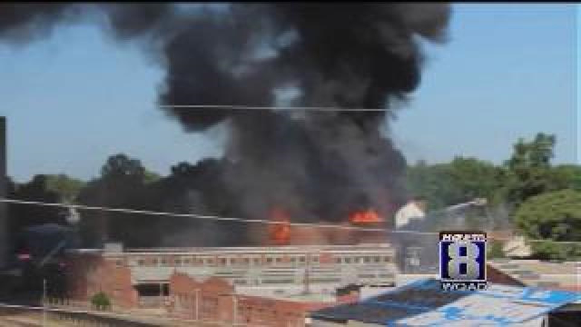 Massive Fire Destroys Galesburg Building