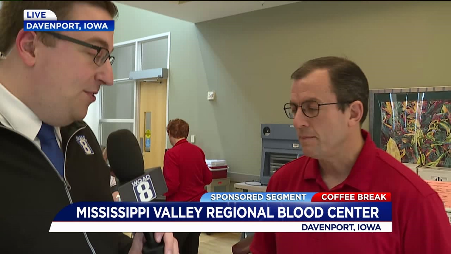 Coffee Break: Visiting the Mississippi Valley Regional Blood Center