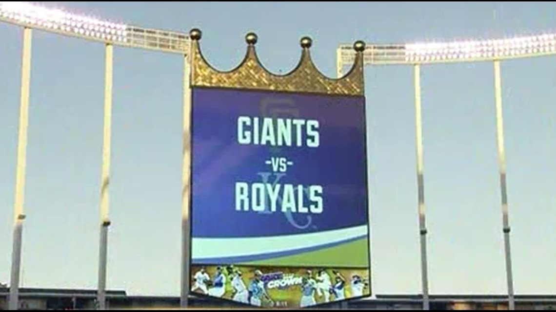 Giants Near Crown Against Royals