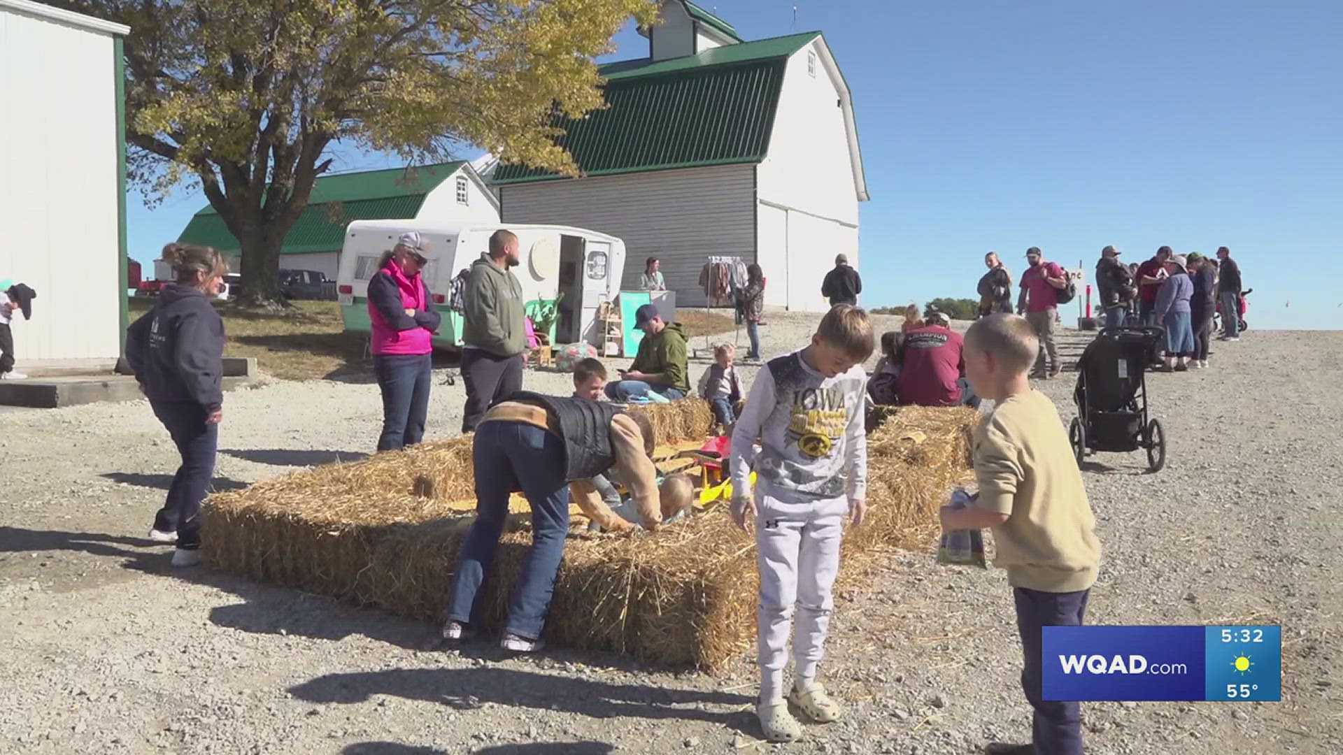 Kids were able to get a firsthand look at how a farm is run.