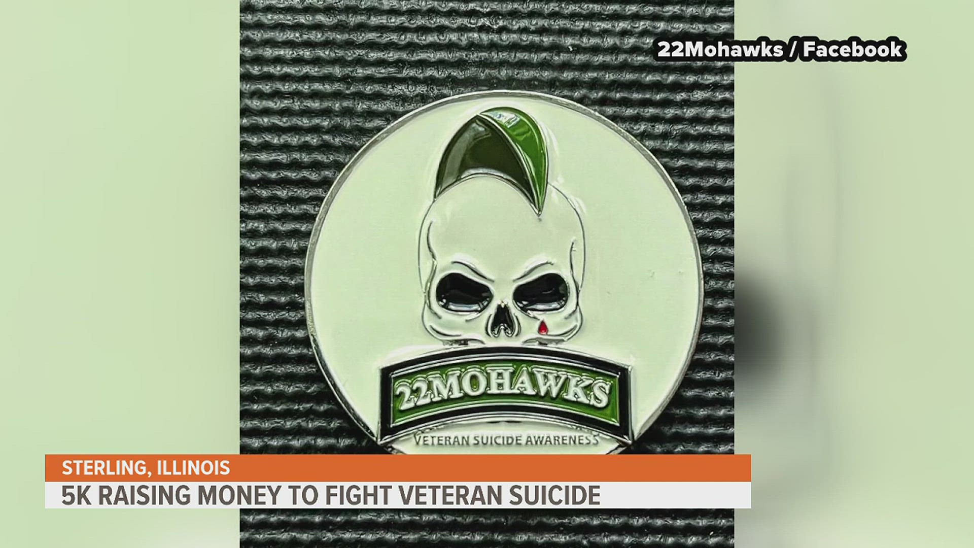 It's the first event for 22Mohawks Illinois, and they are hoping for a big turnout to make a greater impact on veterans' lives in the region.