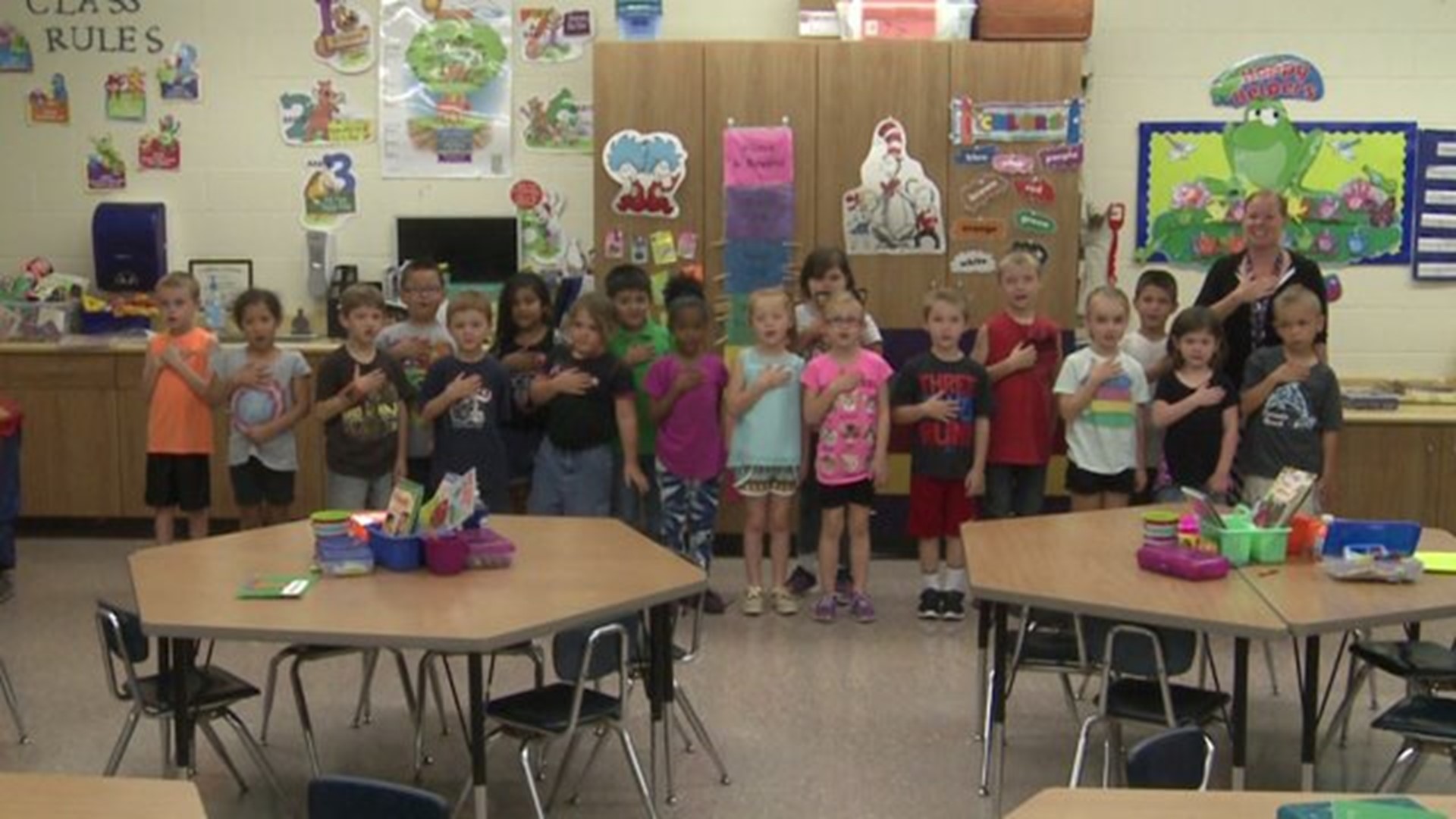 The Pledge from Mrs. Beeler`s class