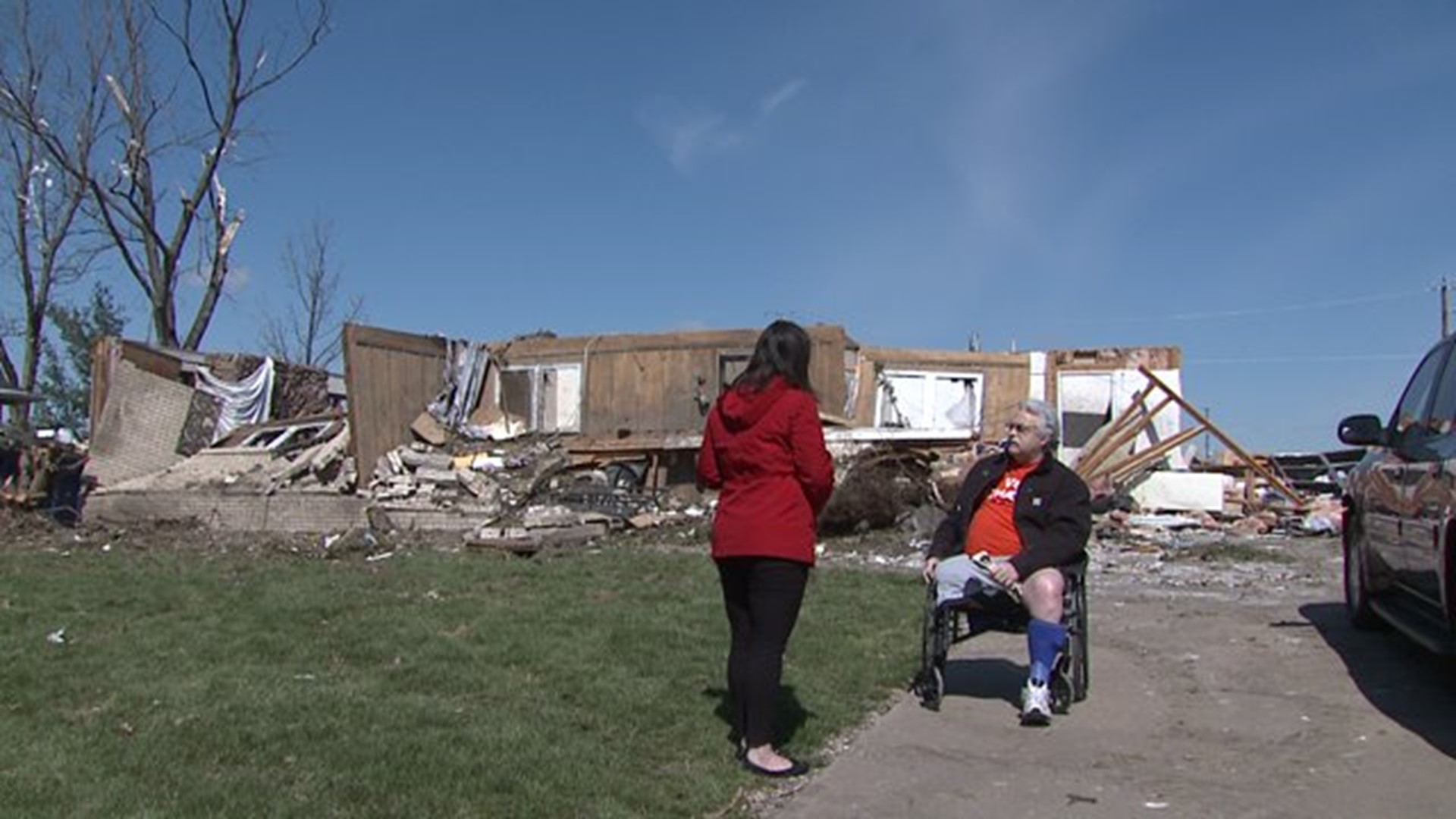 Evergreen Village residents start to make insurance claims after tornado damage