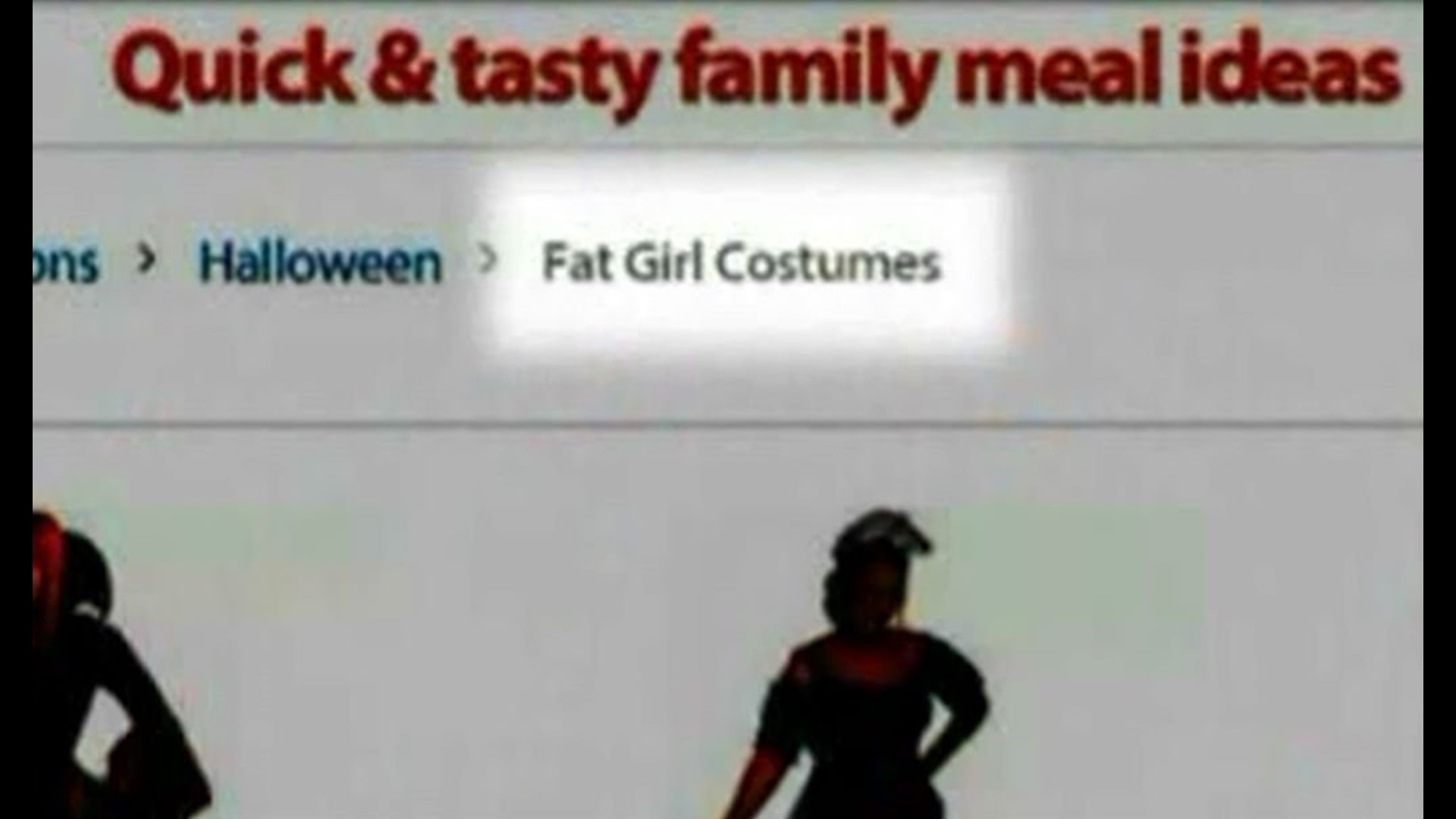 Walmart apologizes for “fat girl” Halloween costumes