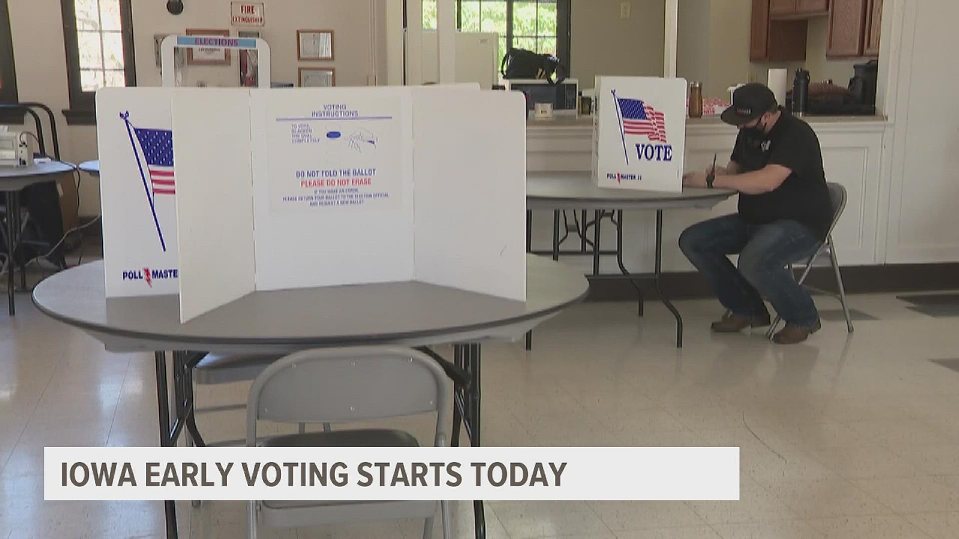Iowa's primary election is June 7. This year, Scott County will open six satellite voting sites to help voters cast their ballots.