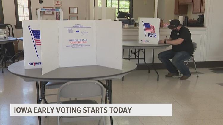 Early voting begins Wednesday in Iowa primary election