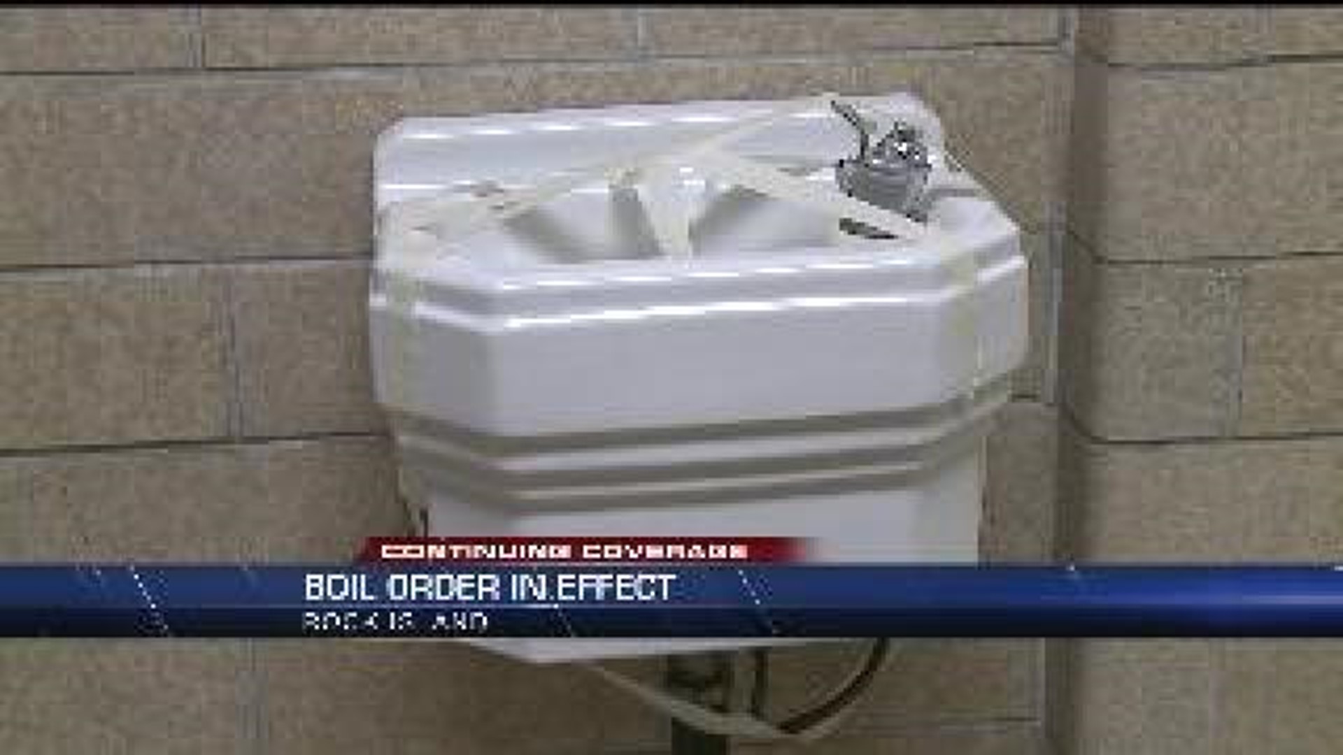 Schools Affected by Boil Order