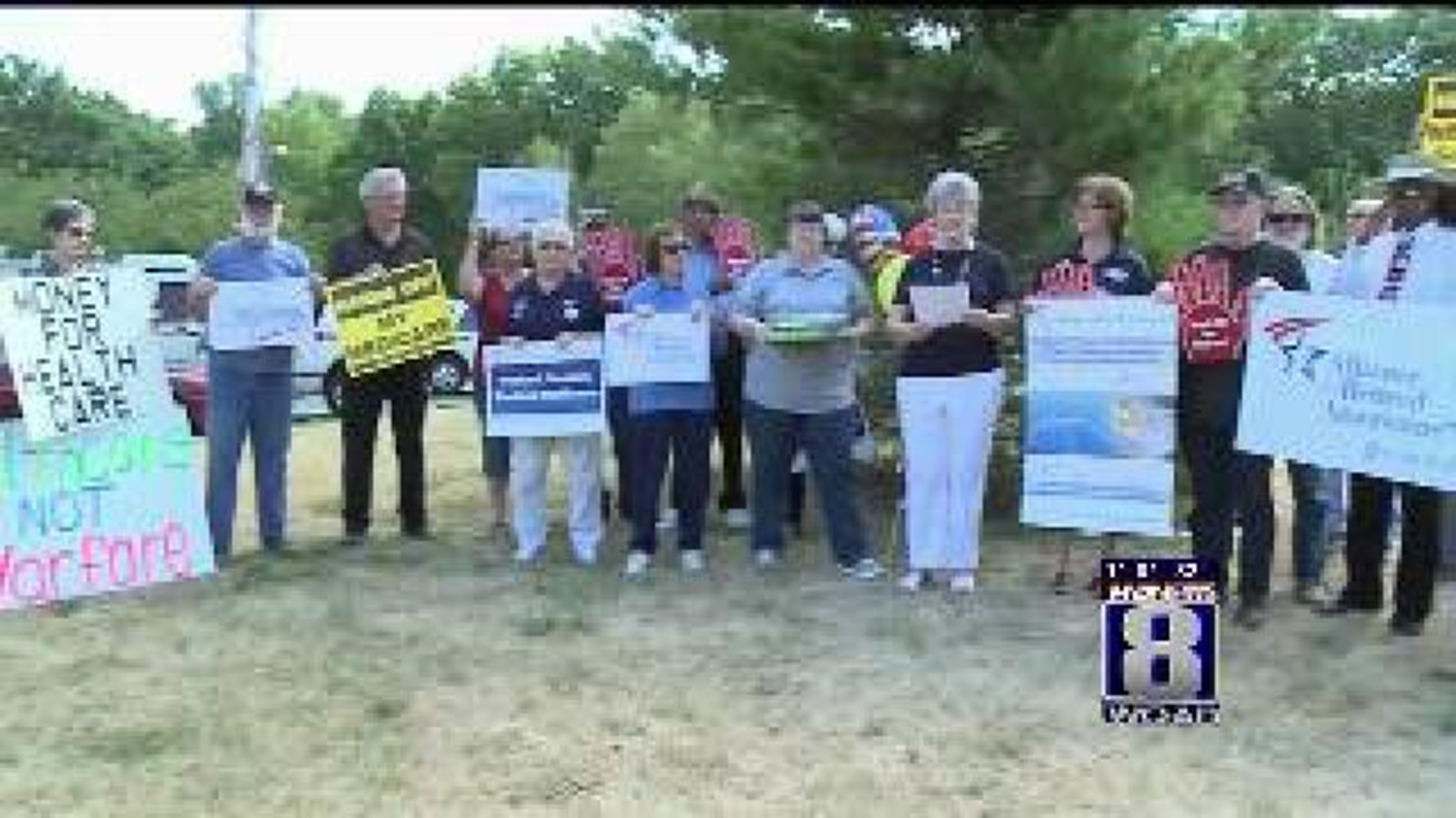 Area Seniors Protest Medicare Cuts