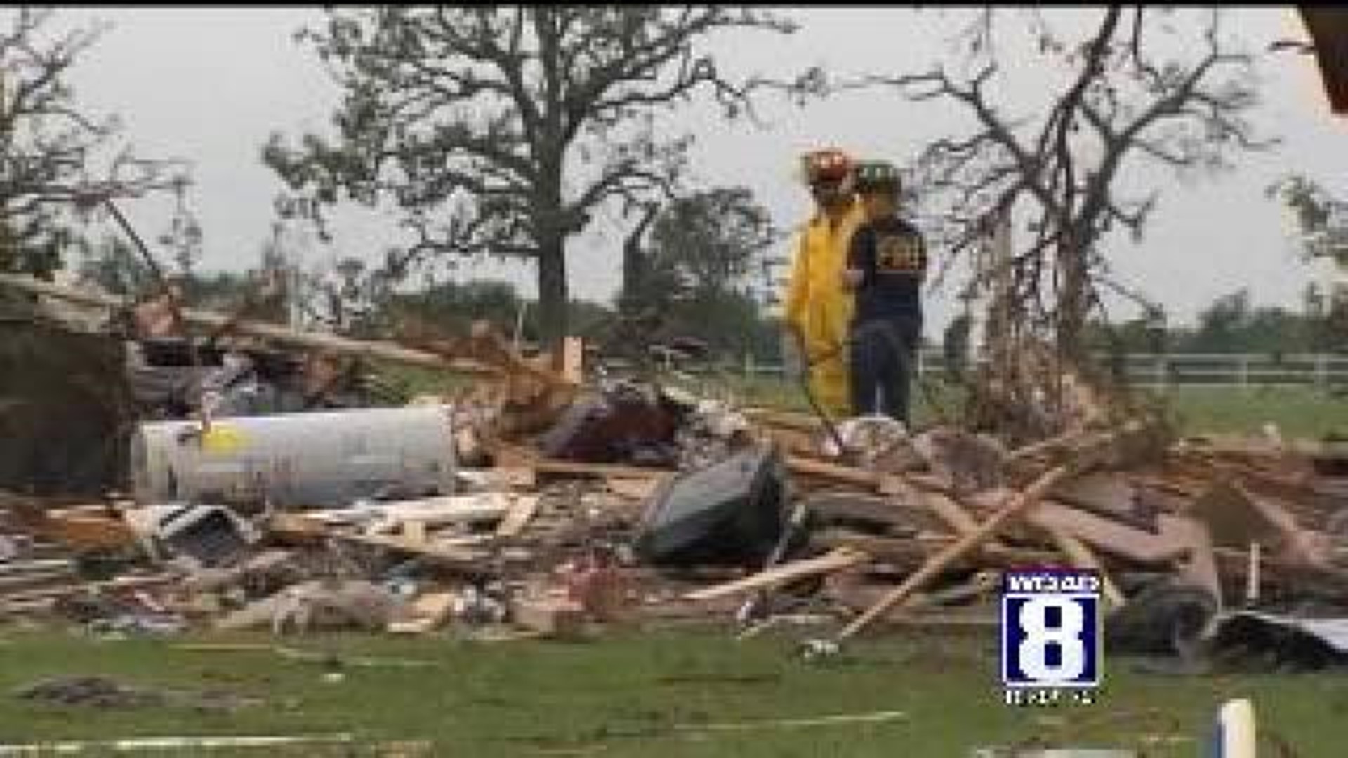 Texas tornado storm damage