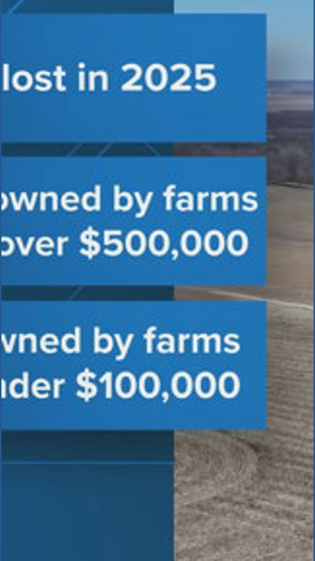 USDA report shows small farms on the decline | wqad.com