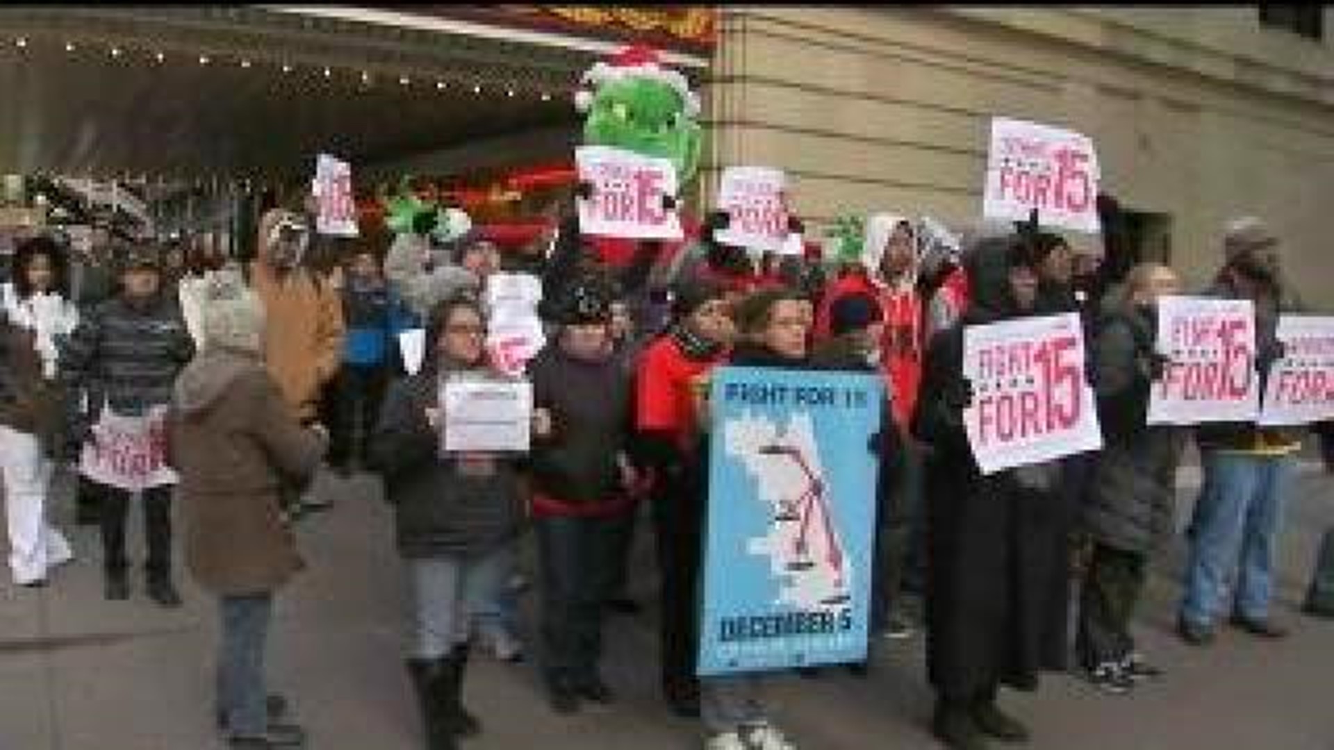 Fast food workers want higher wages