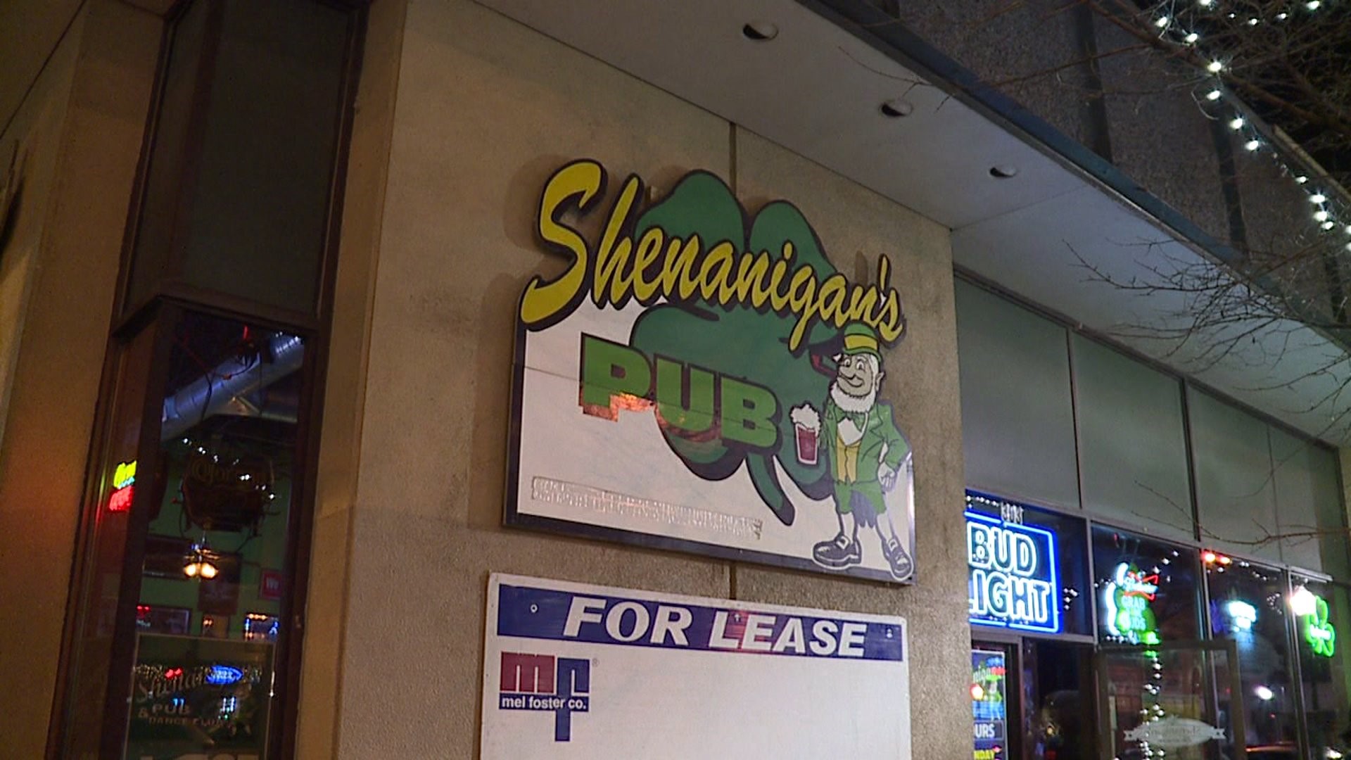 Shenanigans closing on New Years Eve