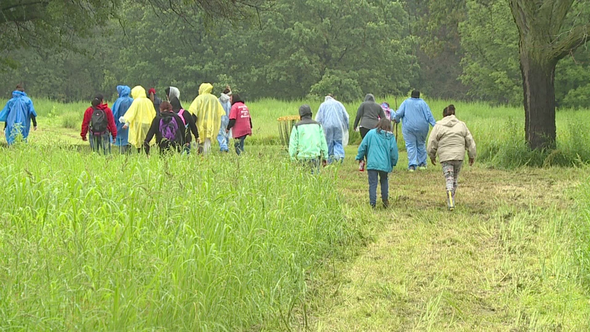 More than a dozen volunteers braved Wednesday's rain to continue the search for 10-year-old Breasia Terrell.