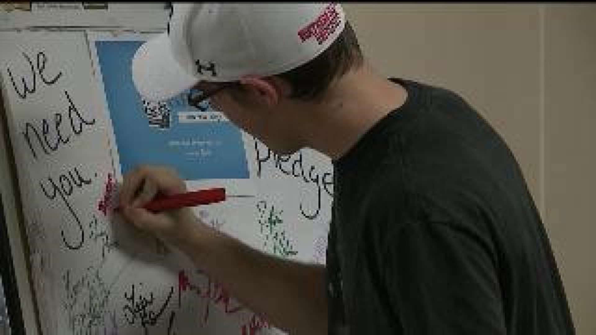 Students pledge to avoid texting while driving