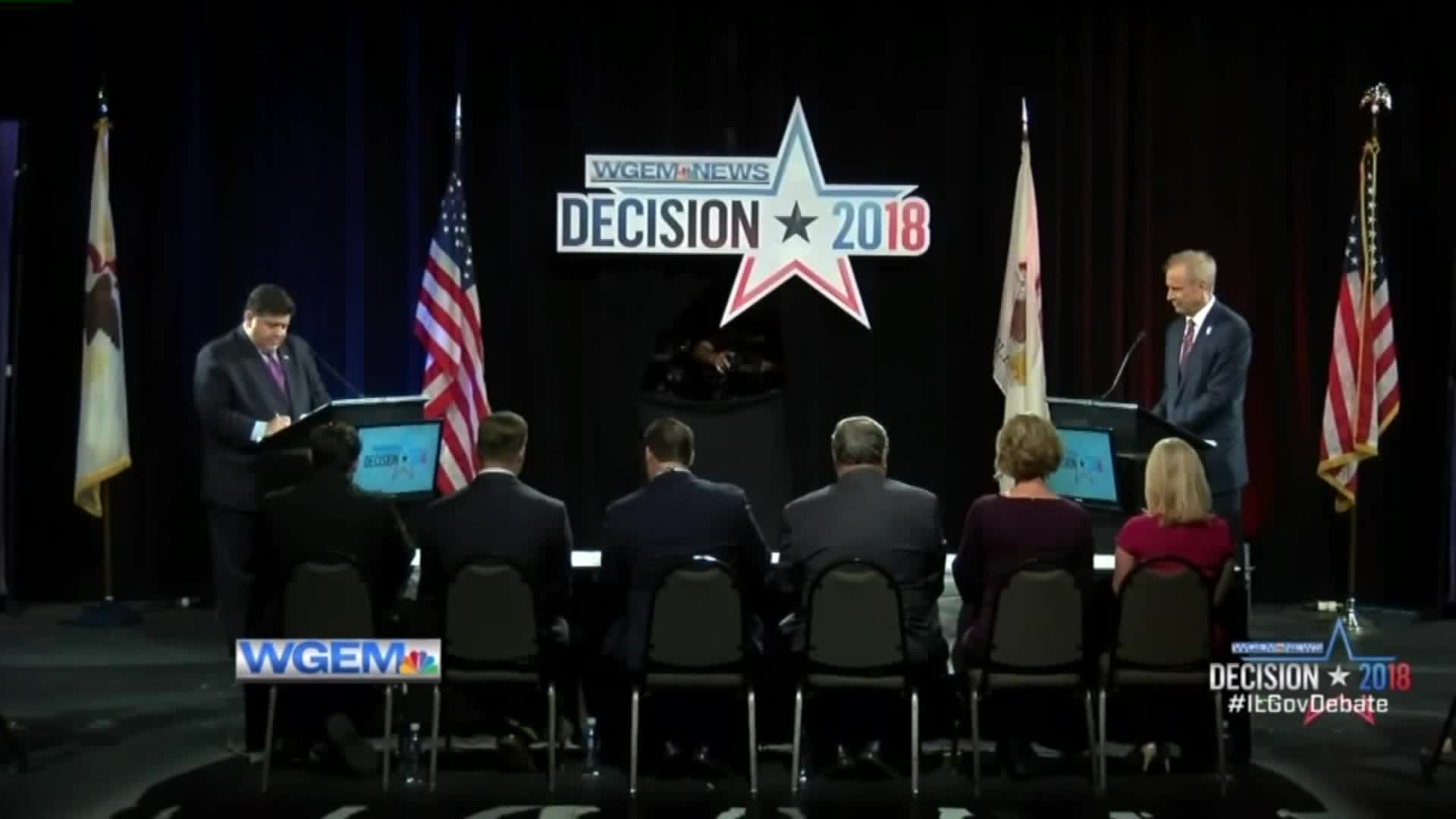 Candidates clash during debate