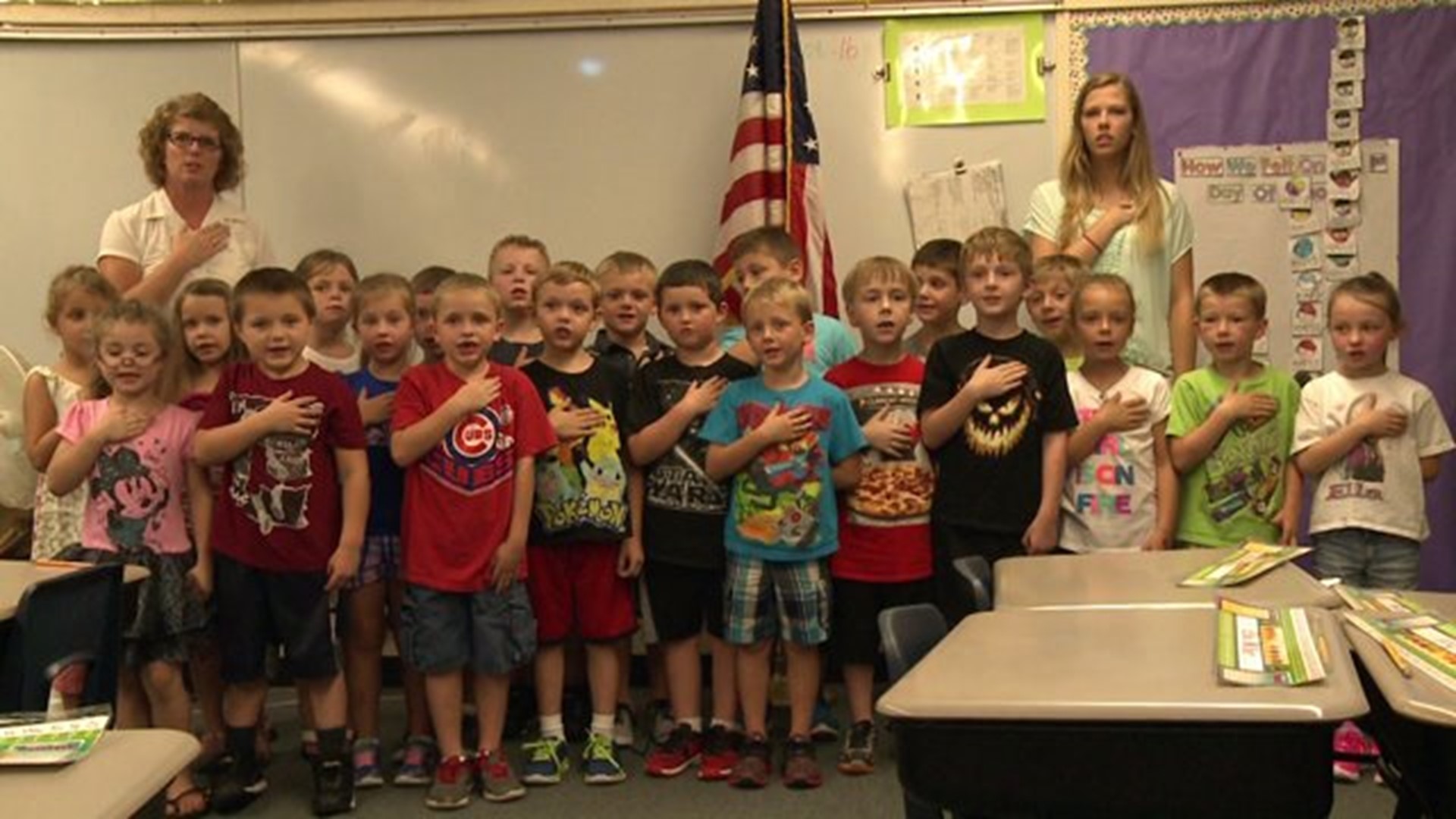 The Pledge from Mrs. Bealer and Ms. Huizenga`s class