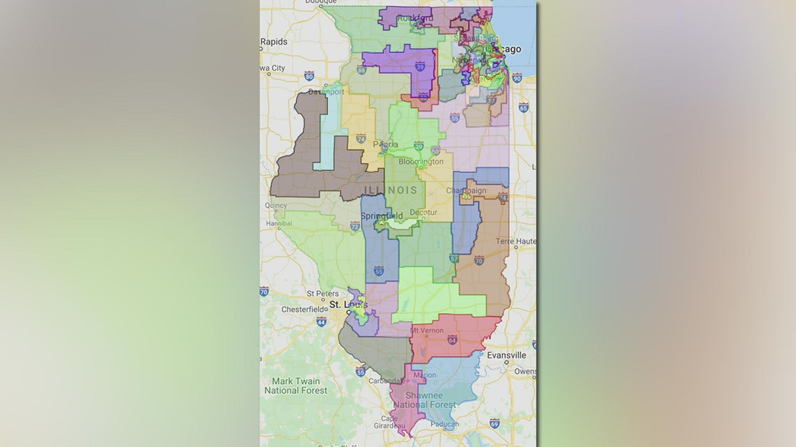Illinois redistricting State lawmakers approve new legislative maps