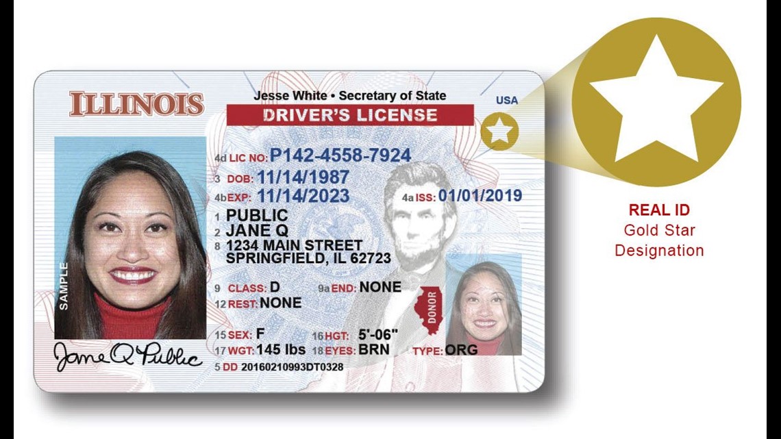 Illinois Rolls Out Real Id Compliant Licenses Id Cards Wqad Com