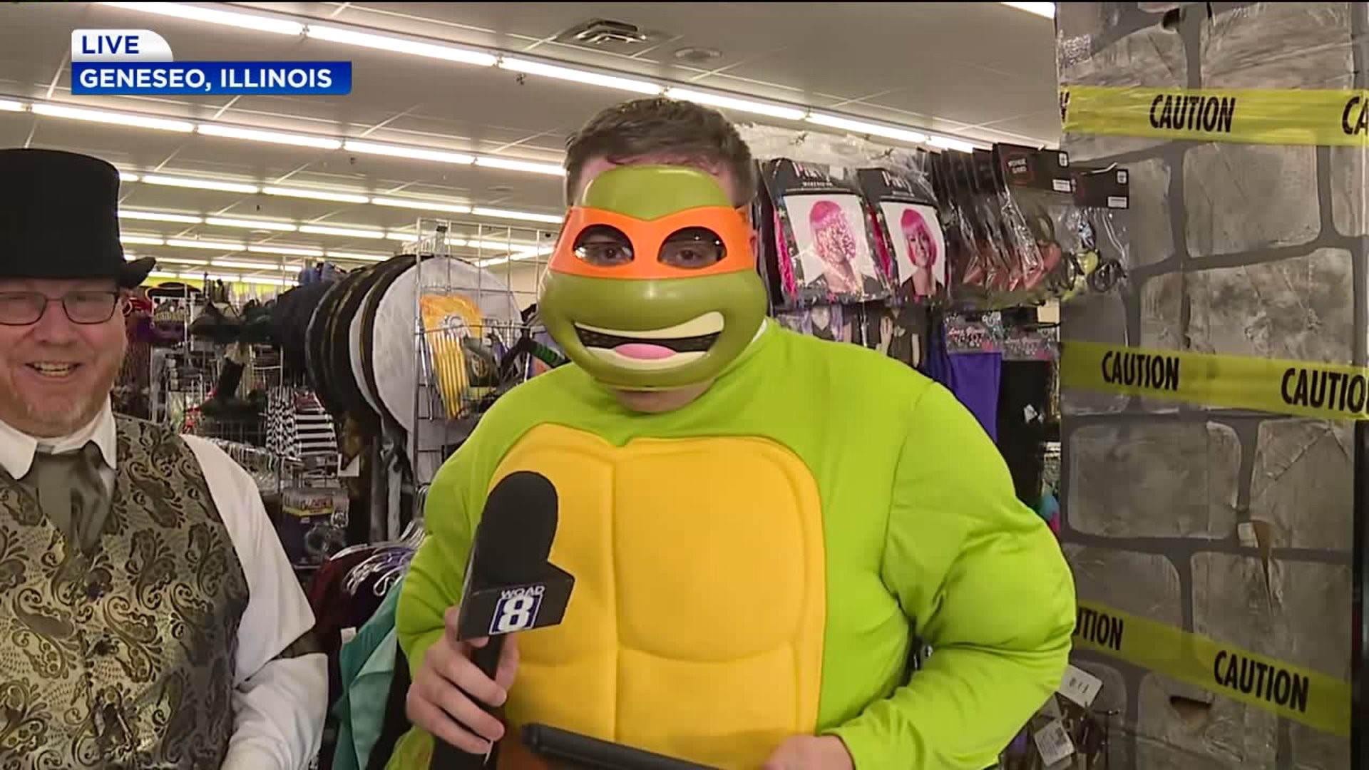 Coffee Break: Goodwill hooks Andrew up with a Ninja Turtle costume