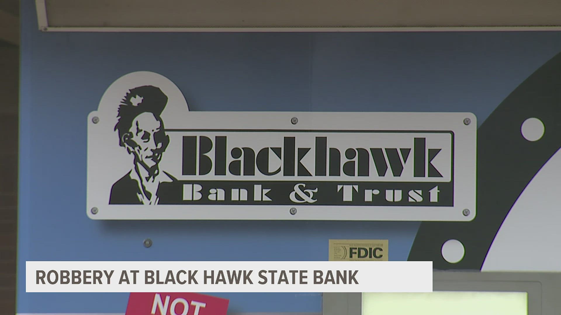 Police responded to Black Hawk State Bank on 1st Ave. at about 2 p.m. after the teen implied he had a gun, took money and fled.