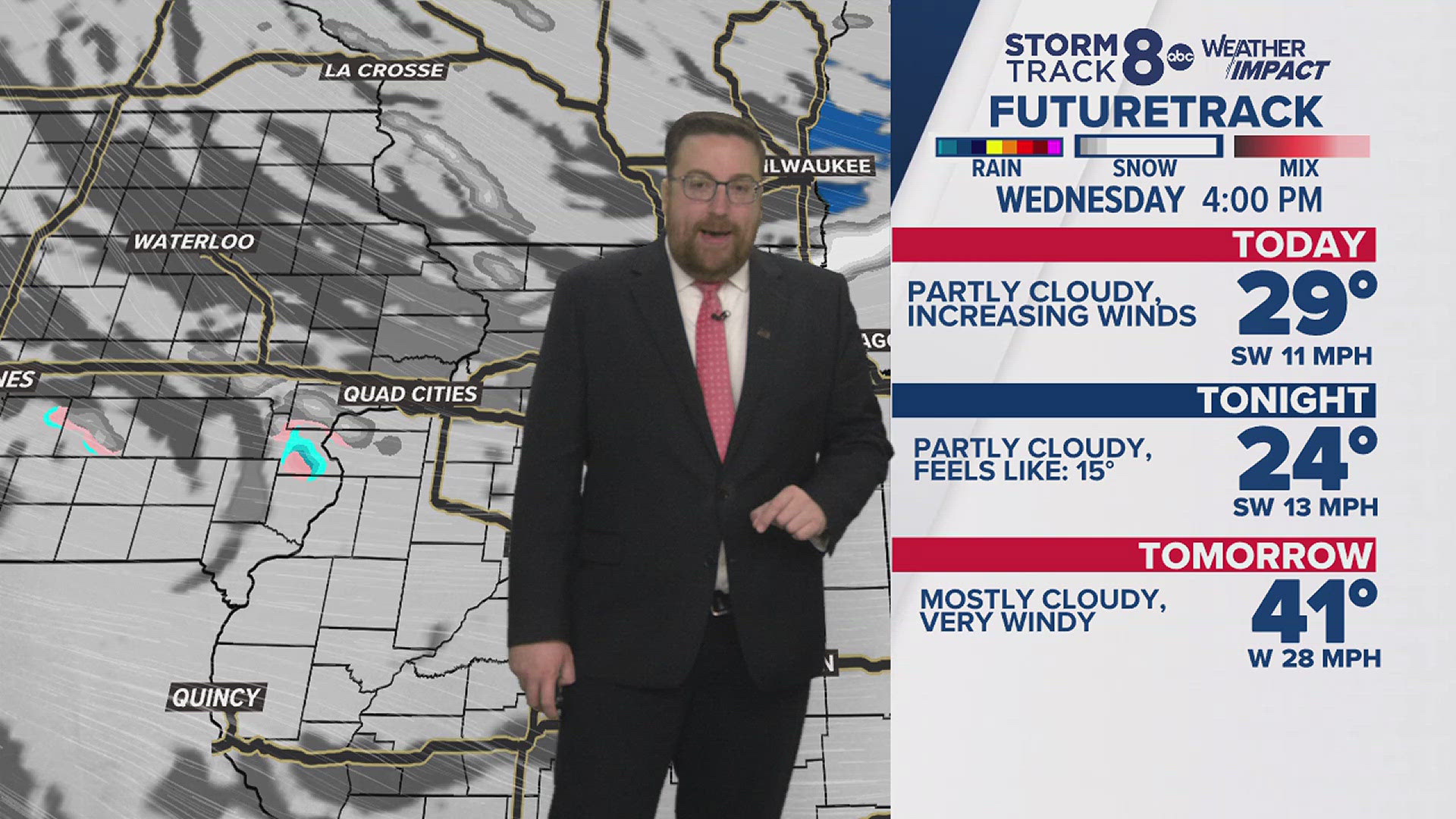 Even warmer temperatures are still on track to arrive on Wednesday when all hometowns will finally rise above freezing.