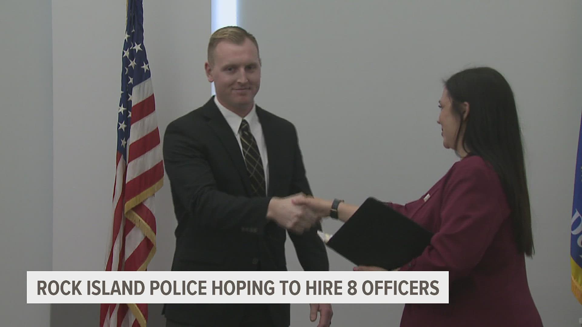 The Rock Island Police Department now has 75 officers, and Chief Richard Landi is confident it will be fully staffed by next year.