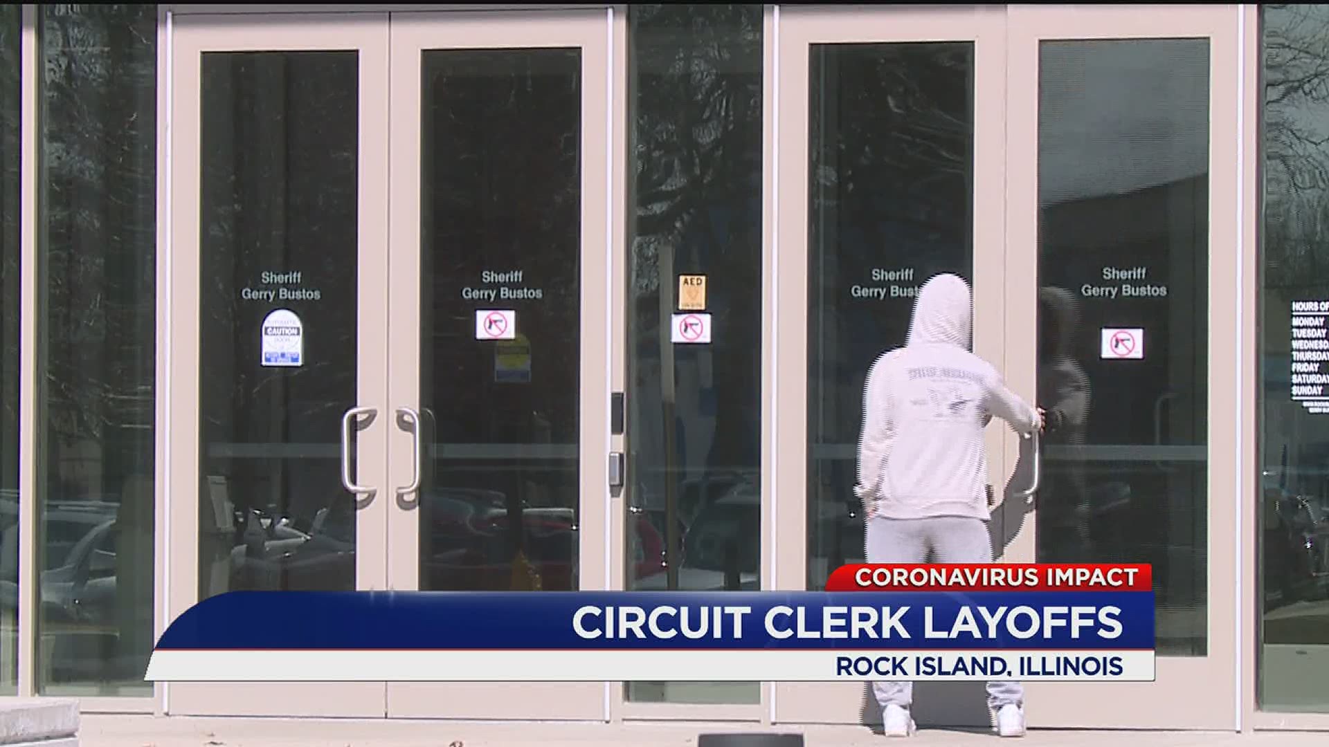 80% drop in court operations prompts layoffs at Rock Island County