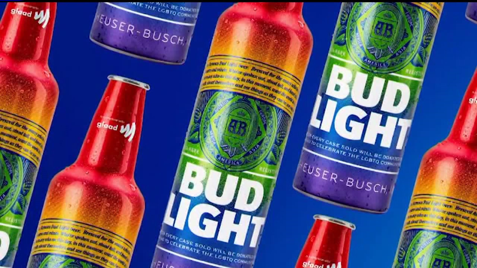 Bud Light launches rainbow pride bottles in support of LGBTQ Pride