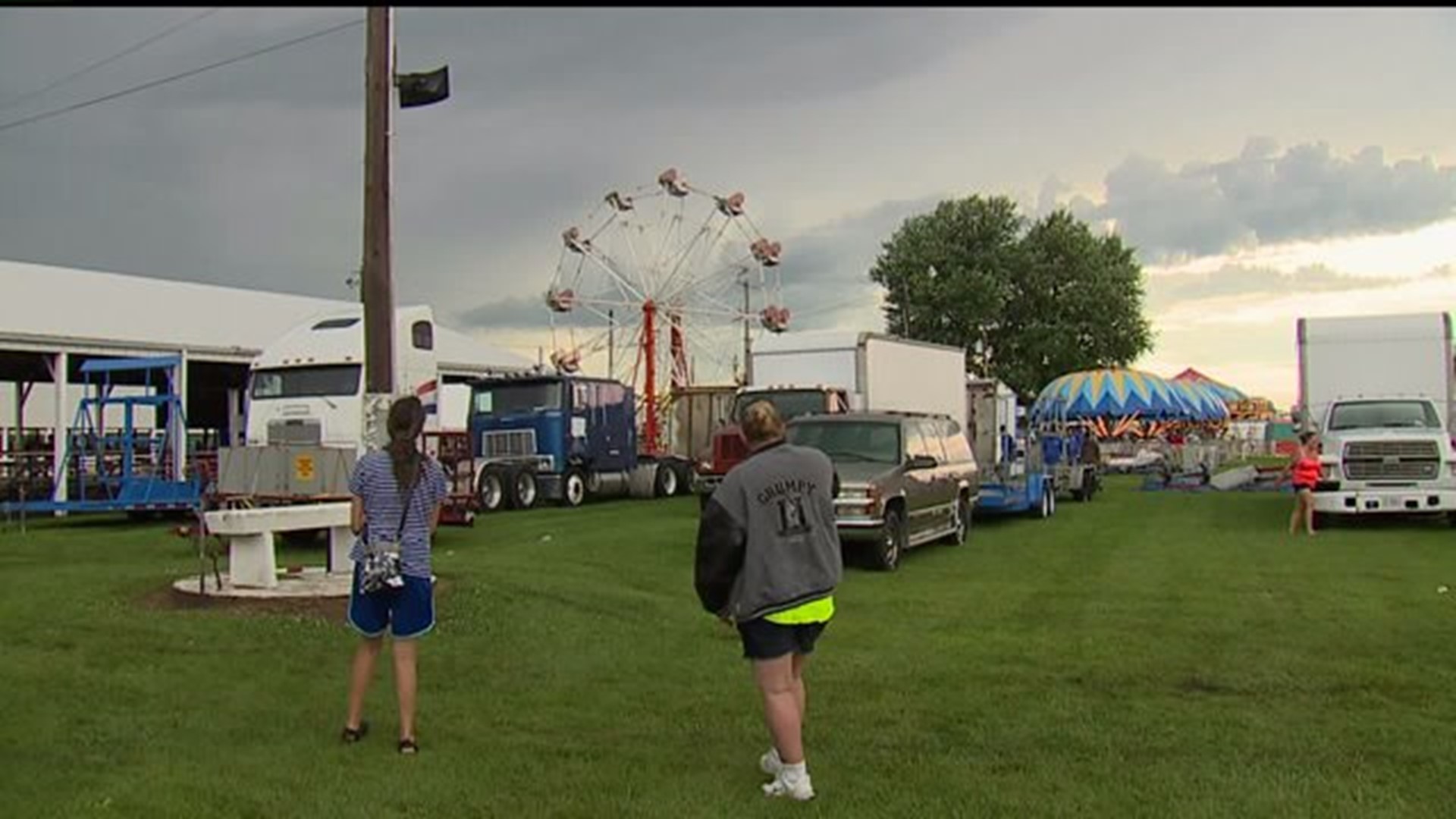 Storm rips through Mercer County Fair on Kids’ Day