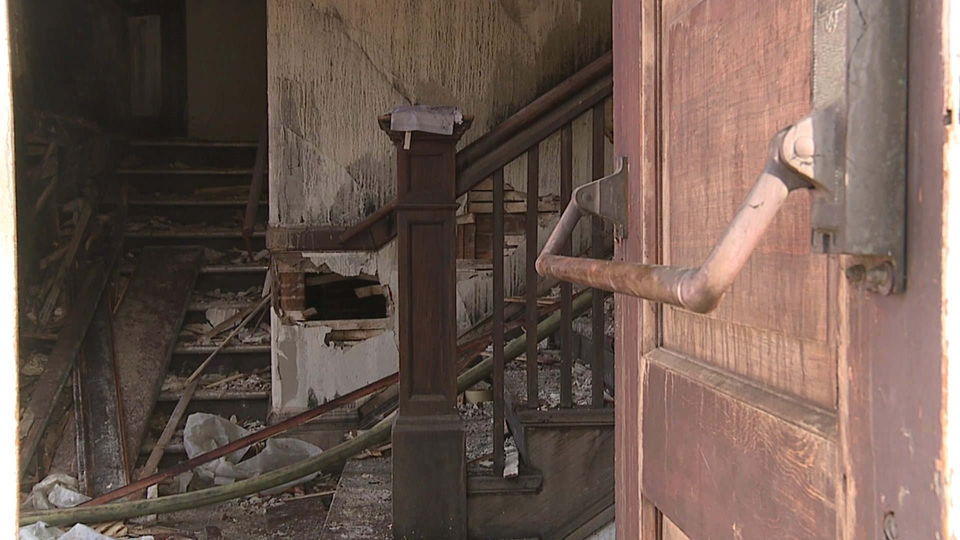 Damaging fire gives people a first look inside historic Moline church