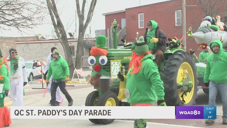 St. Patrick's Grand Parade festivity brings warmth to a chilly Saturday morning