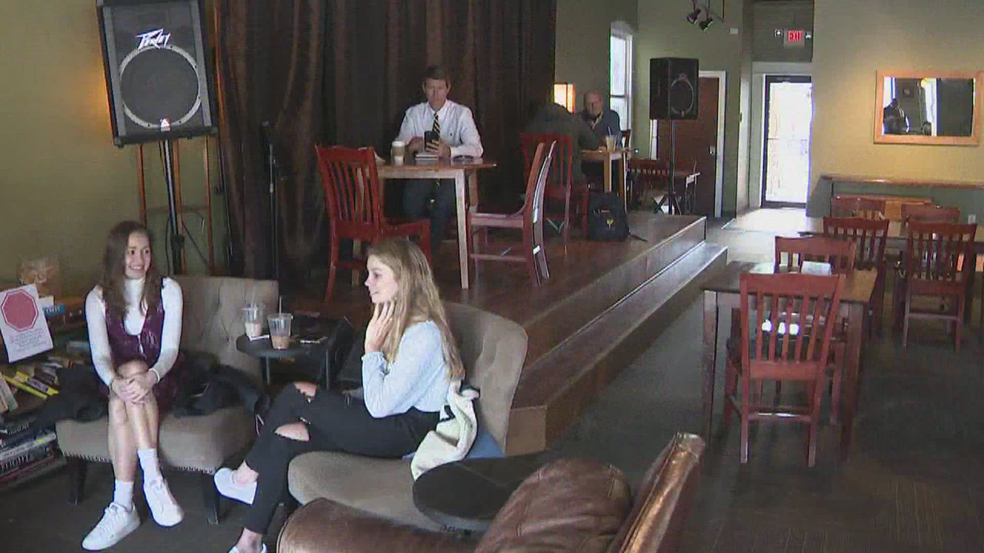 The owner of Cool Beanz Coffee House says she wanted to keep her dining room closed to customers until her staff had the opportunity to get vaccinated.