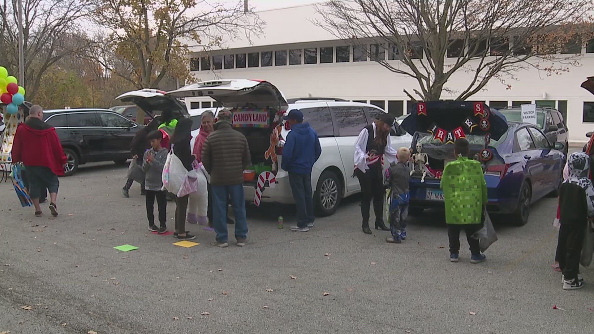 Residents of Generations at Rock Island decorated and let kids from the community come and show off their costumes.