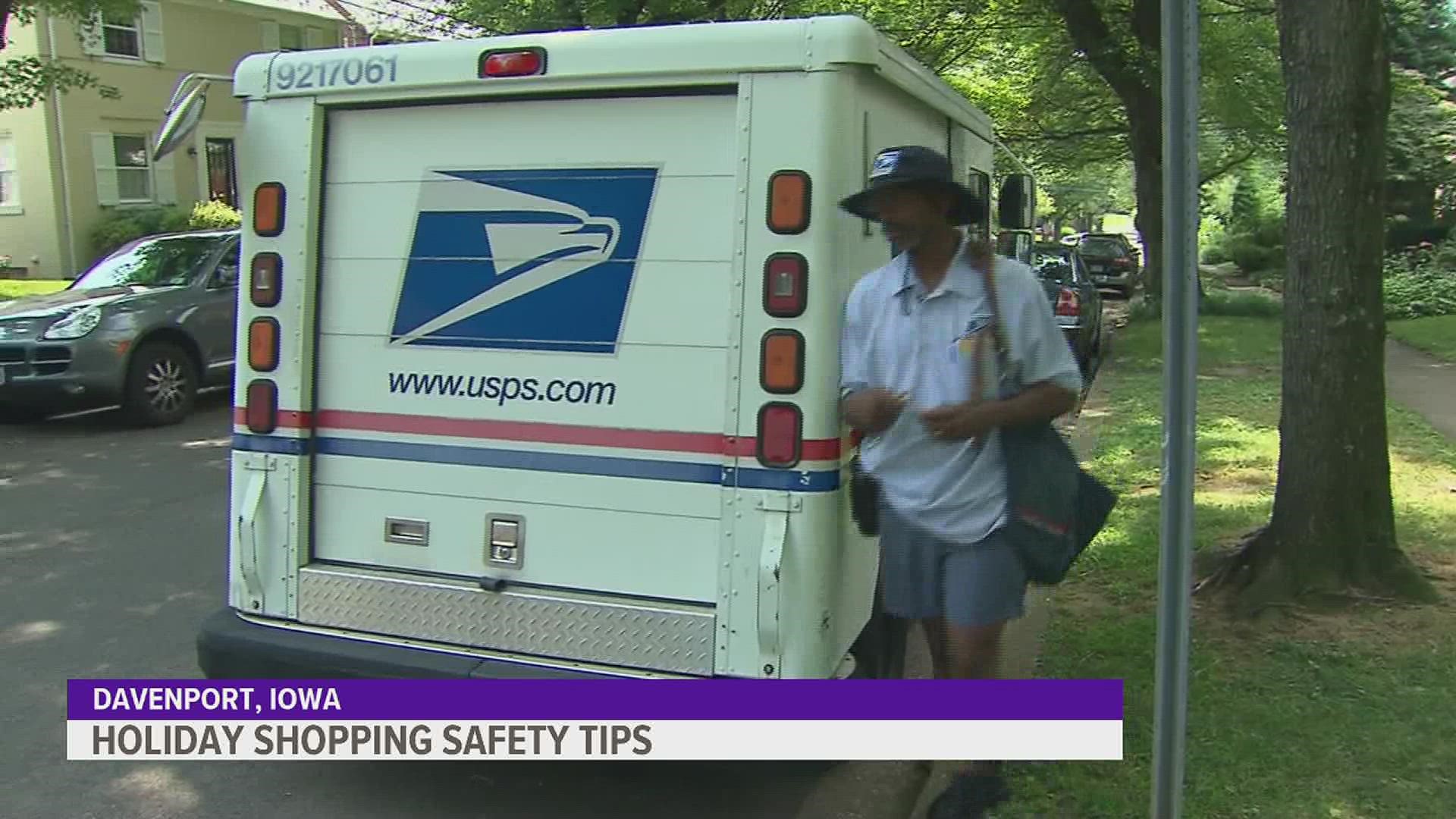 With the two biggest spending days in the past and orders on the way, police offered tips on how to protect yourself and your packages from thieves and porch pirates