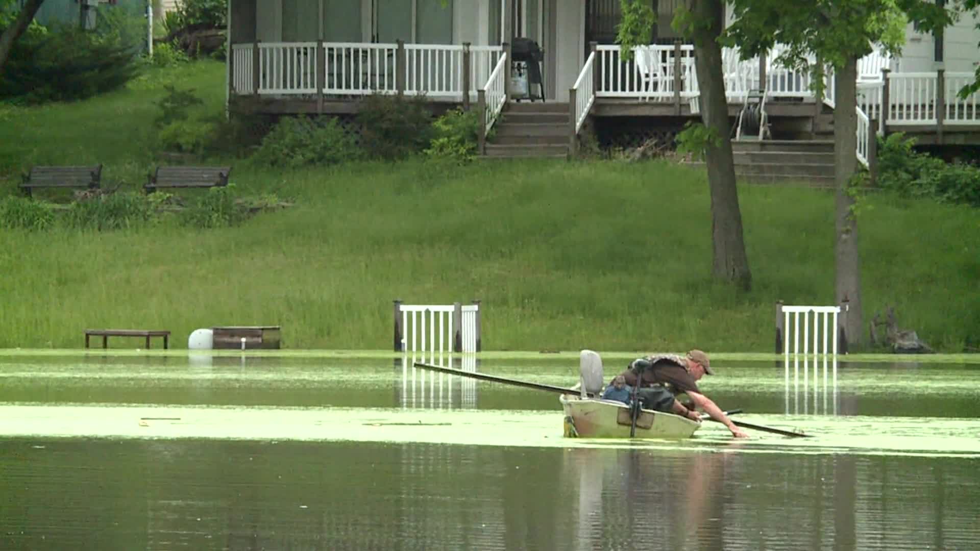 Flood at Lake Warren