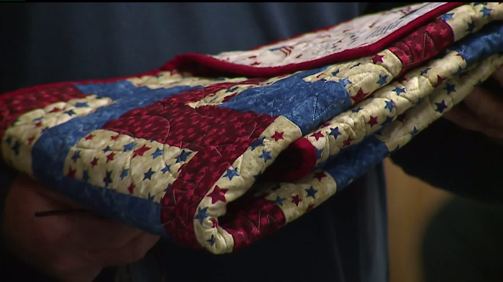 Quilts of Valor presented at East Moline Veterans Day ceremony