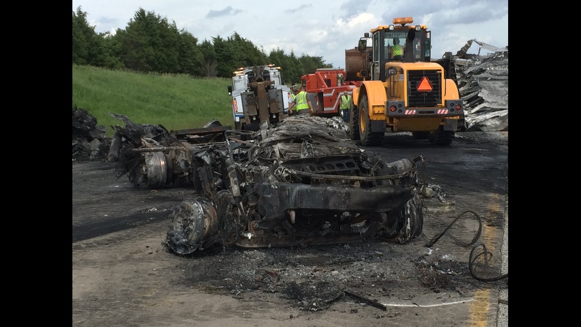 Driver killed in fiery crash that closed Interstate 80 near Durant