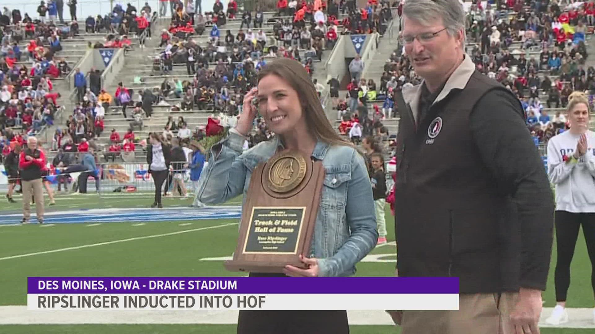 Rose Quested(Ripslinger) inducted into IGHSAU HOF