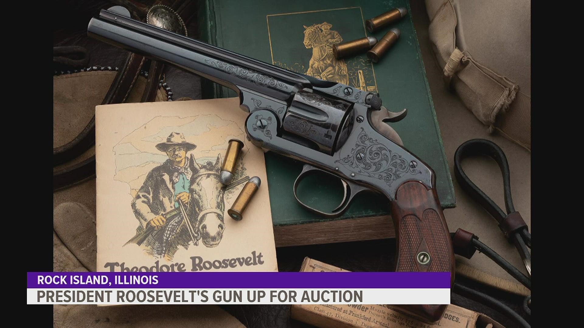 The Smith & Wesson revolver is estimated to be around $800,000 or $1.5M dollars.