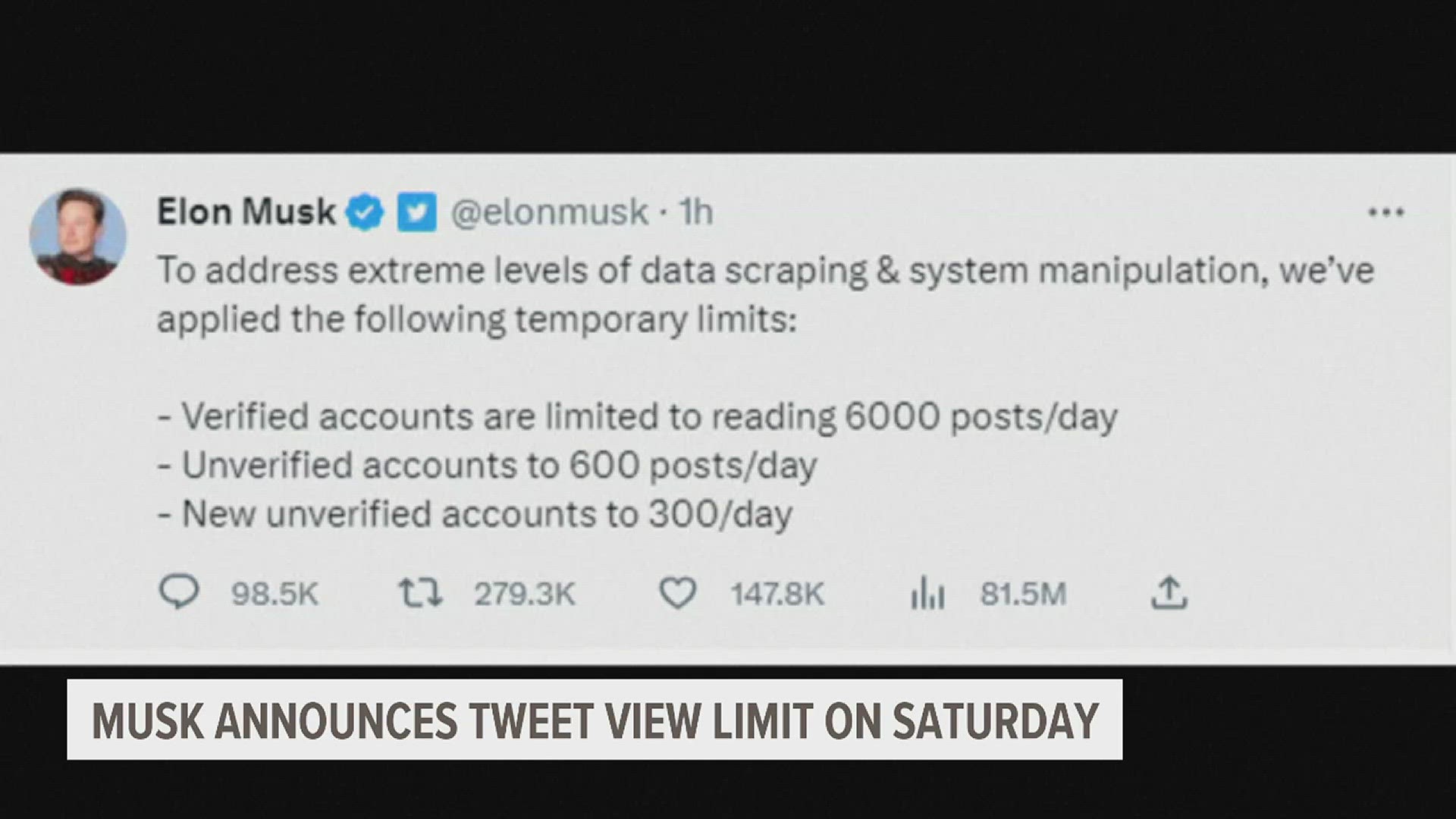 TwitterDown: Elon Musk Limits Tweet-Reading Due to System Manipulation