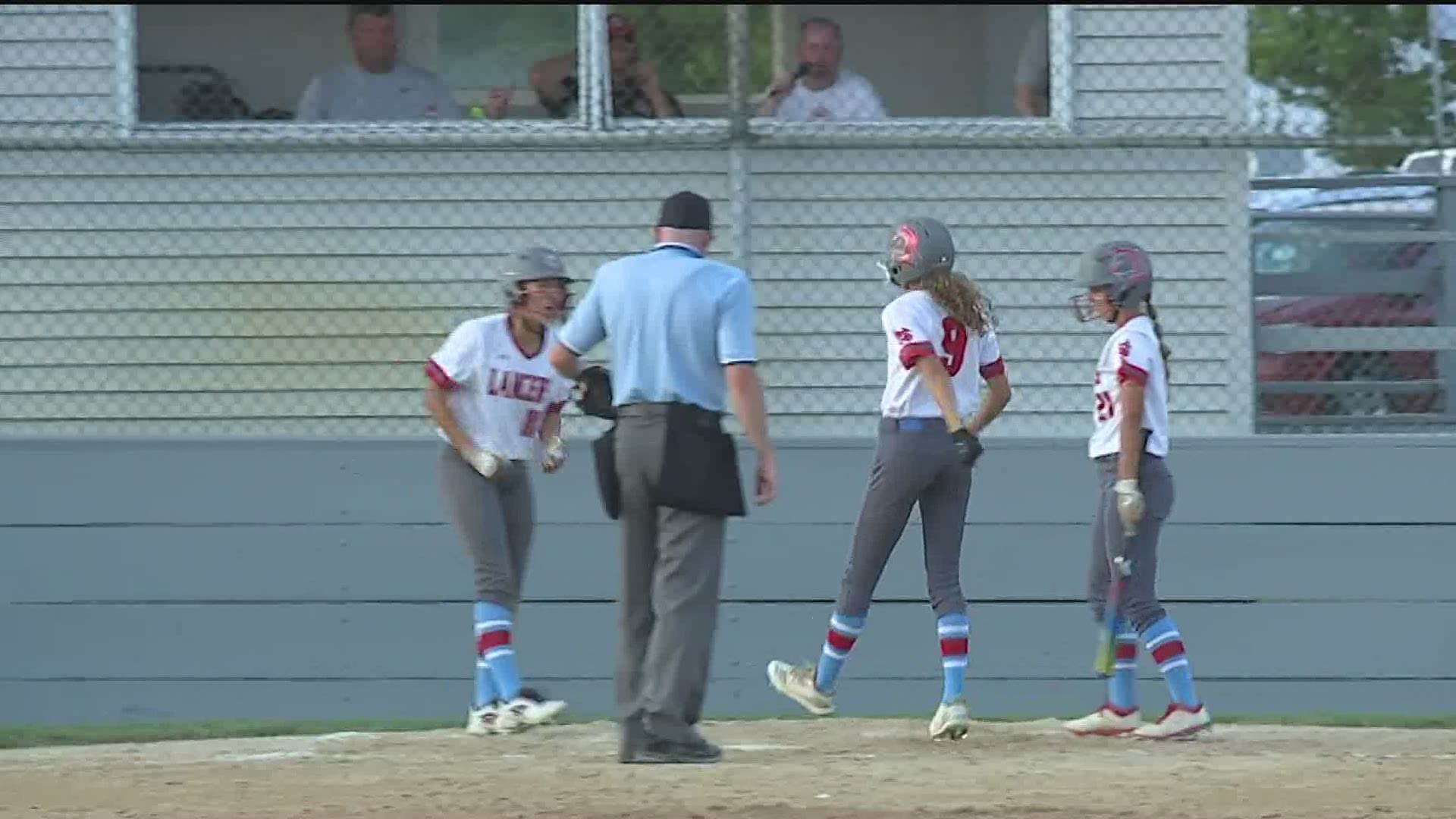 North Scott Softball moving a game closer to returning to state with a big win.