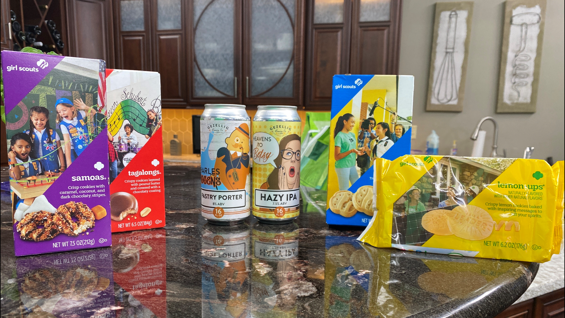 Good Morning Quad Cities at 11 a.m. paired different Girl Scout cookies with a porter and IPA.