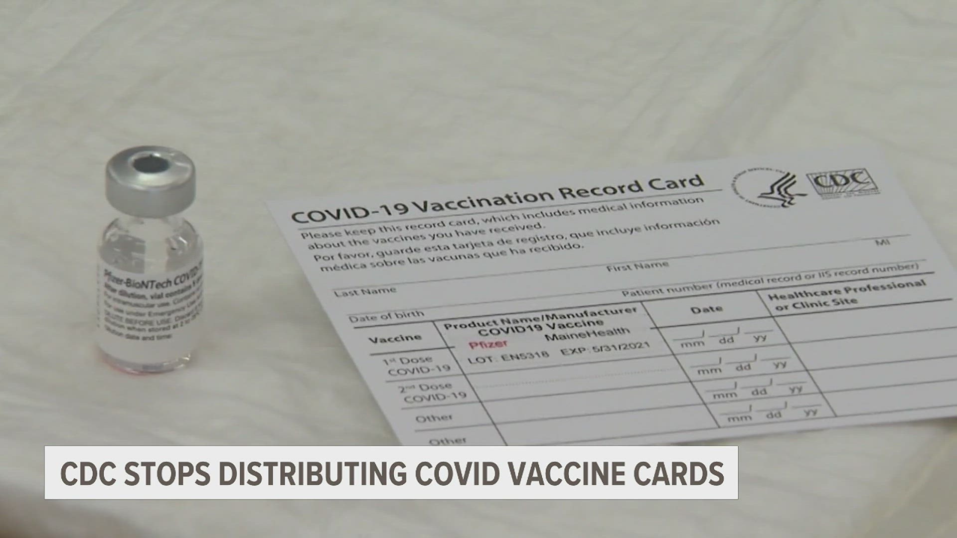 Recently the CDC announced they will no longer distribute COVID vaccine cards. This decision comes after the federal government and other countries stopped re