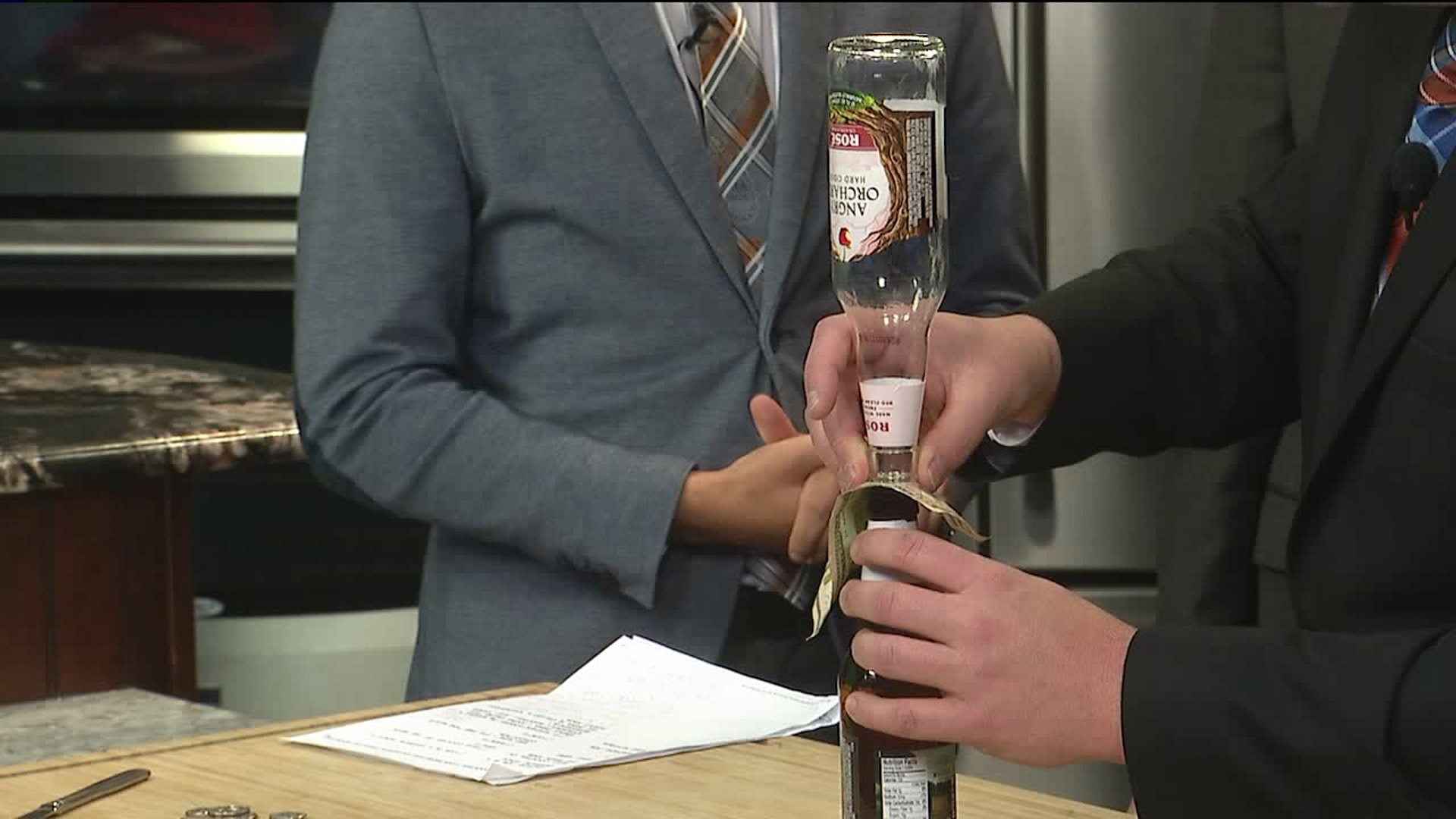 Balancing a bottle and Ketz`s Concoction