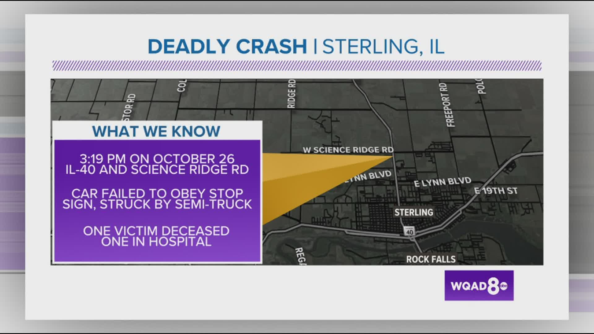 One teen killed, another injured in rural Sterling crash